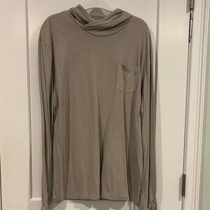 Free Fly Mens Hooded Pocket Shirt XL